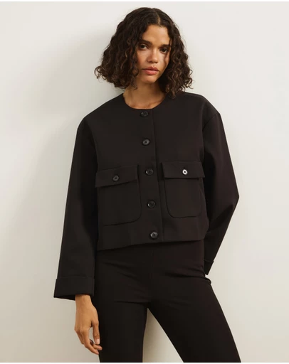Atmos&Here - Sorelle Cropped Tailored Jacket