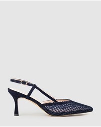 Edward Meller - DELILAH75 Mesh Slingback Pump