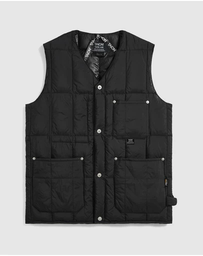 TAION - Work V-Neck Button Down Vest