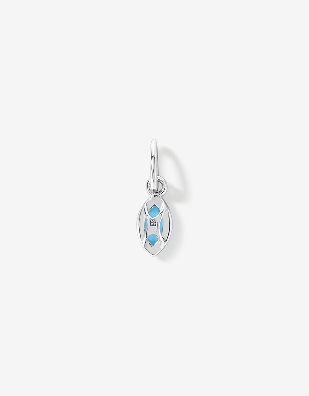 Michael Hill - Marquise-Cut Swiss Blue Topaz Pendant in Sterling Silver