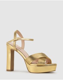 Edward Meller - SORROW110 Tubed Crossover Platform Sandal