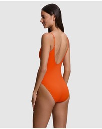 Polo Ralph Lauren - Kennedy Spaghetti Strap One-Piece Swimsuit