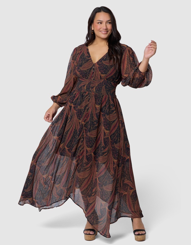 The Poetic Gypsy - Bohemian Harmony Maxi Dress