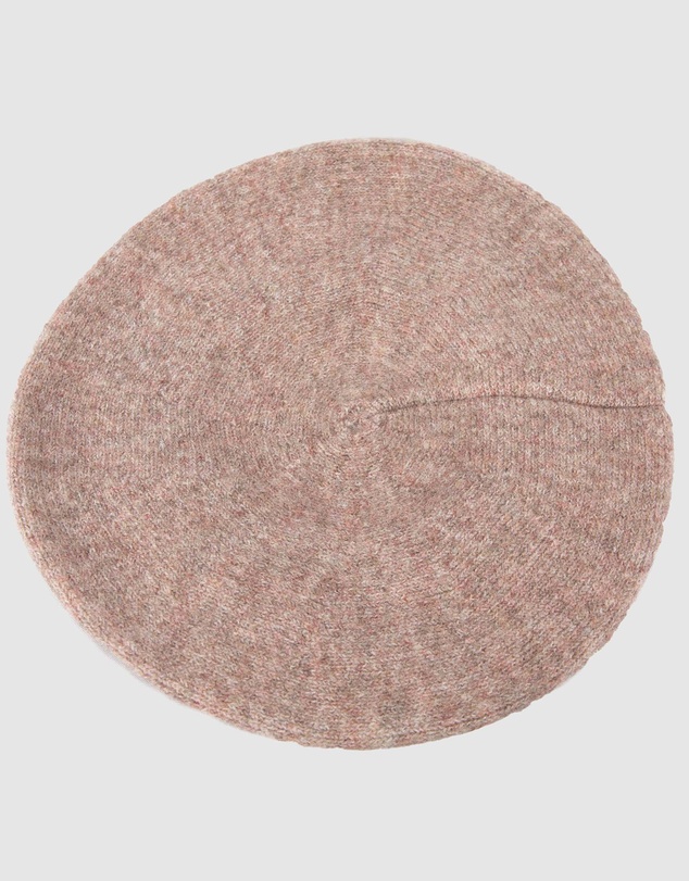 Max Alexander - European Made Beige Soft Wool Beret