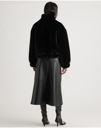 Decjuba - Saylor Faux Fur Bomber Jacket