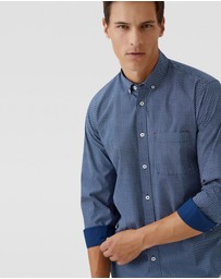 Oxford - Stratton Printed Cotton Shirt