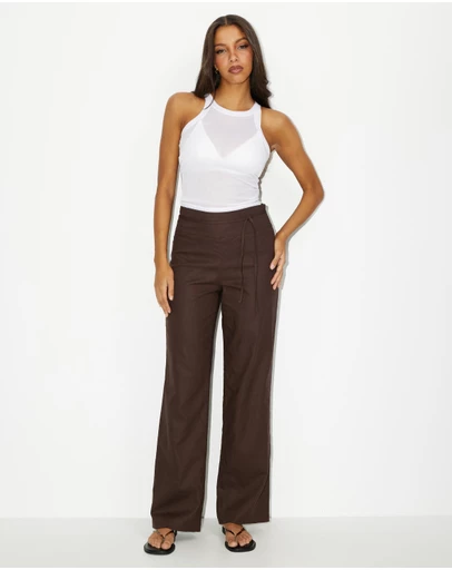 Dazie - Salty Air Linen Blend Pants