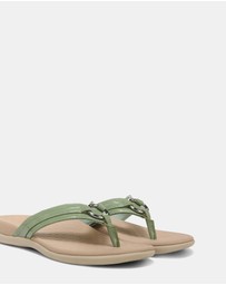Vionic - Tide Aloe Toe Post - Agave Patent