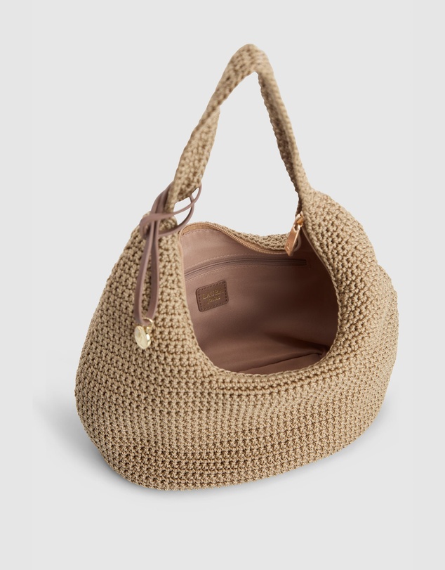 Laura Jones - Rayon Crochet Shoulder Bag