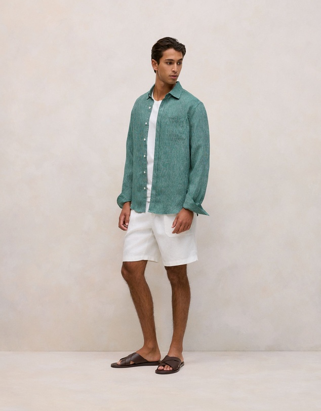 Trenery - Cotton Jersey Crew T-shirt in White