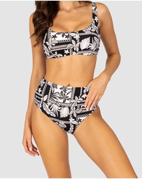 Baku Swimwear - Cruz Del Mar High Waist Bikini Bottom