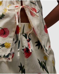 TOPSHOP - Co Ord Tomato Vine Pull On Shorts