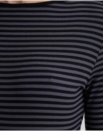 Oxford - Erin Striped Boatneck Knit