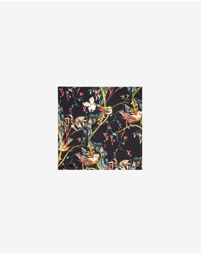 Calibre - Forest Pocket Square Black Combo