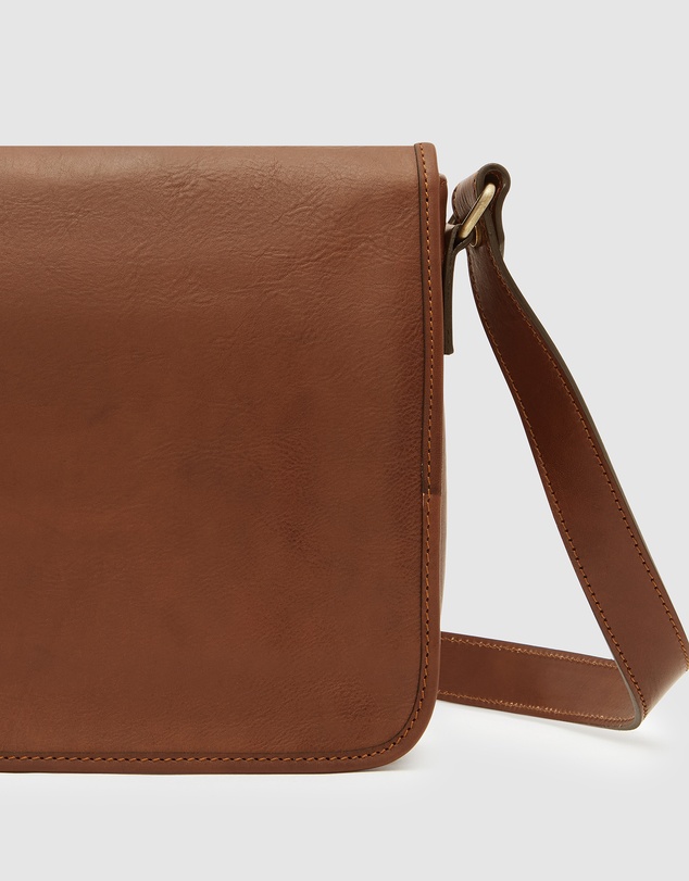 Republic of Florence - The Aurelian Brown Leather Messenger