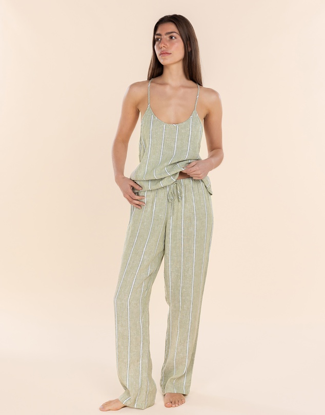 Gingerlilly - Zoey Long Linen Pants