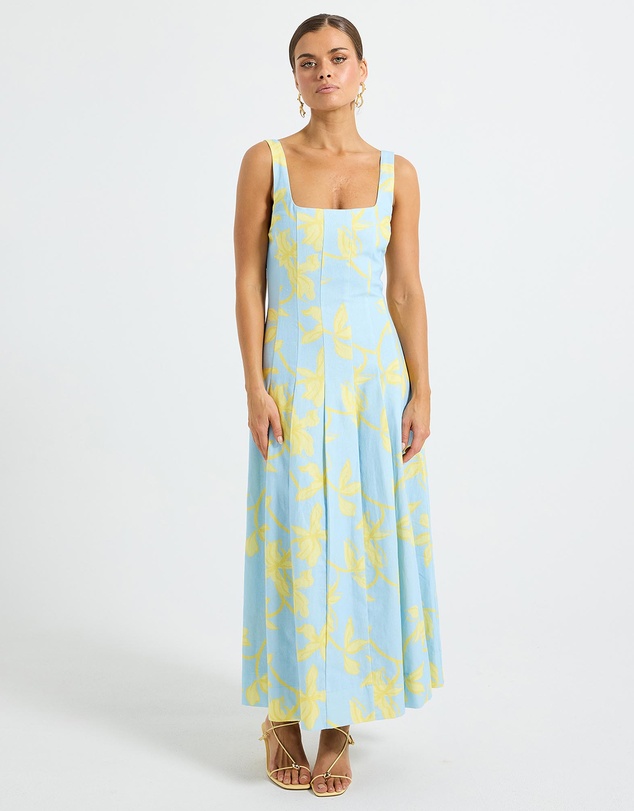 Pasduchas - Soleil Panelled Midi Dress