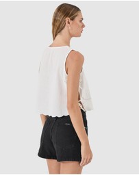 Rolla's - Camille Top Embroidered