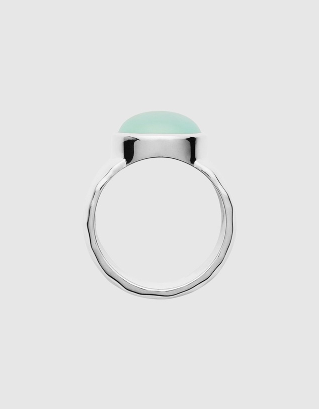 Najo - Chroma Silver Aqua Chalcedony Ring