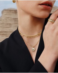 Ania Haie - Ania Haie Gold Paper Clip Chain Necklace