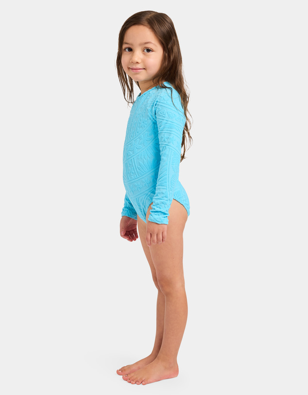 Roxy - Girls 2 to 7 Surf The Vibes Rashguard