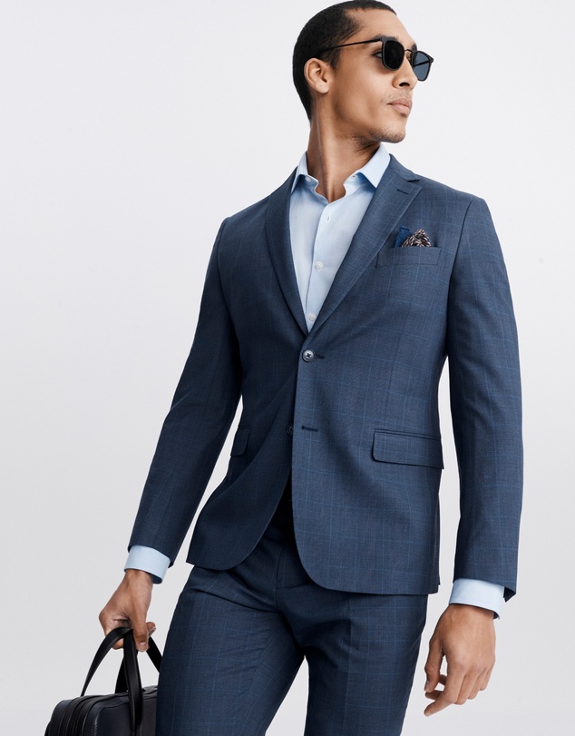 Van Heusen - Prince Of Wales Check Suit Jacket