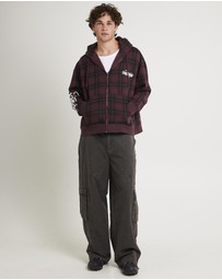 Insight - Yard Check Zip Through Hoodie