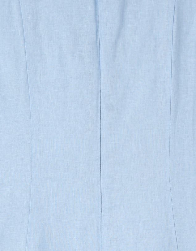 Revibe - Repaired Minima Esenciales Reyna Gathered Linen Midi Dress - AU 16