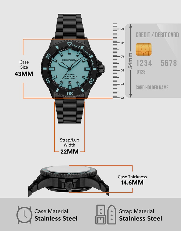 Emporio Armani - Black Automatic Watch