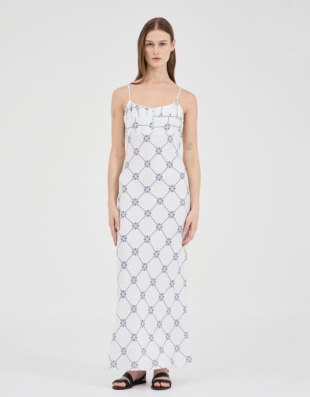 FRIEND of AUDREY - The Linen Seashell Dress