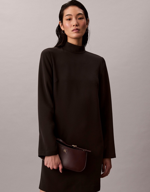 Calvin Klein - Monogram Logo Hardware Shoulder Bag