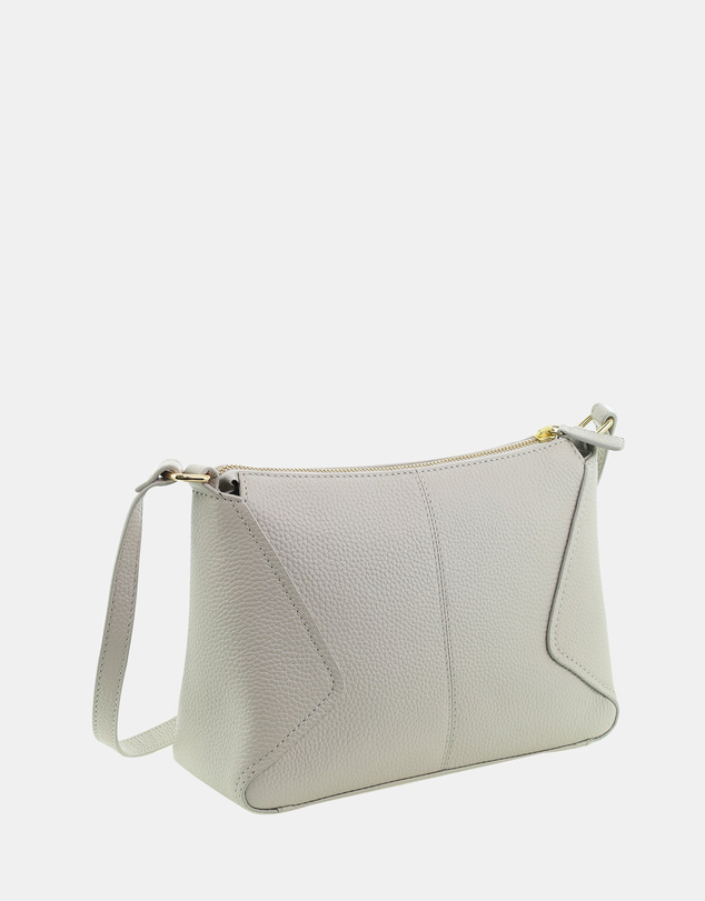 Pierre Cardin - Pierre Cardin Genuine Leather Soft Pebbled Crossbody Bag