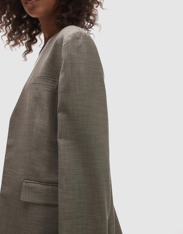 TOPSHOP - Collarless Chuck on Blazer