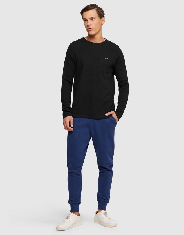 Oxford - Albert Waffle Long Sleeve Tee