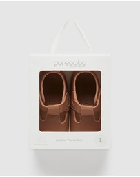 Purebaby - Leather T-Bar Prewalker Shoes - Babies
