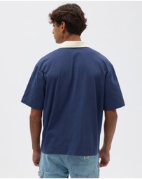 AERE - Organic Cotton SS Rugby Polo