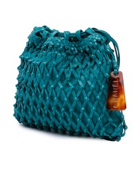 Pre-Loved by Azura Reborn - Pre-Loved Woven Lambskin Drawstring Pouch
