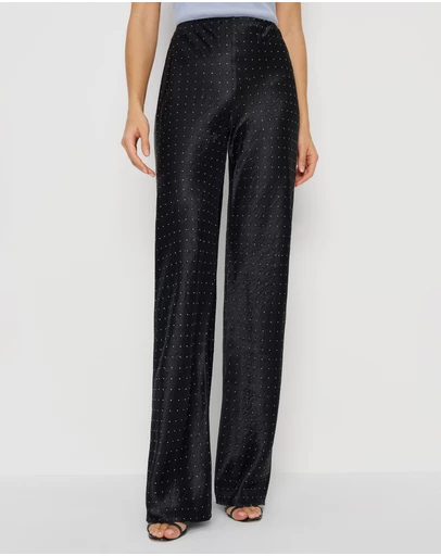 Reformation - Gale Satin Mid Rise Bias Pants