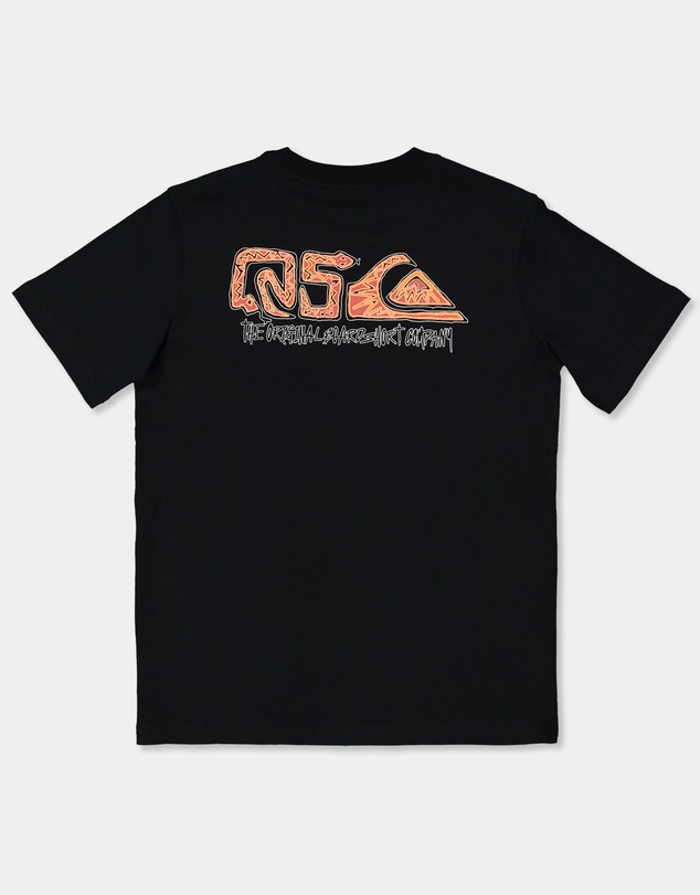 Quiksilver - Boys 8 to 16 Black Mamba T-Shirt