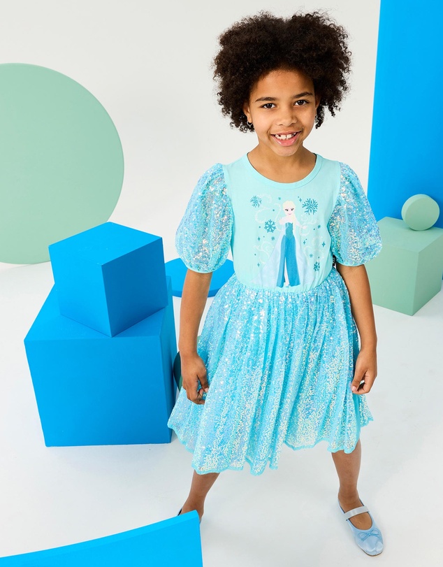 Rock Your Kid - Frozen Sequin Dress - ICONIC EXCLUSIVE - Kids