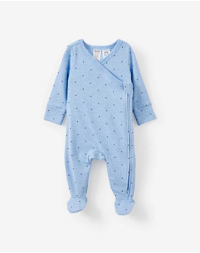 Cotton On Kids - Organic Cross Over Zip Romper