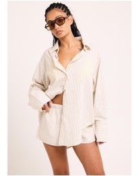 Subtitled - Zuri Striped Long Sleeve Shirt