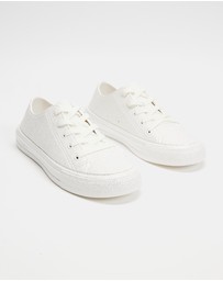 Holster - Connie EVA Sneakers - White Glitter - Unisex