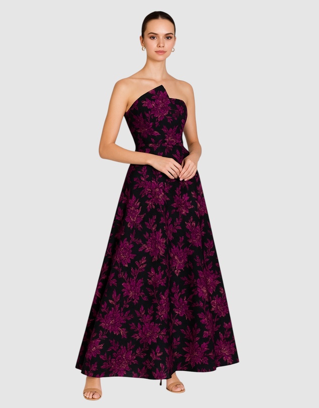 Romance by Honey and Beau - Matteau Pleated Off Shoulder Dress