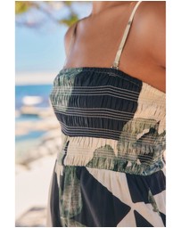 NEXT - Shirred Bandeau Jumpsuit