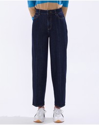 Marcs - Mickey Waxed Barrel Leg Jeans