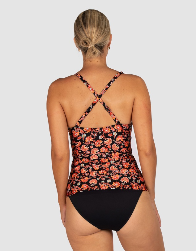 Baku Swimwear - Flamenco D-E Cup Ruched Underwire Singlet Top