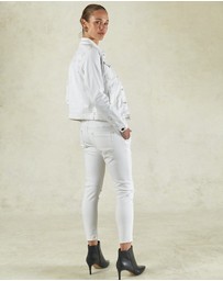 DRICOPER DENIM - Dita Ivory Denim Jacket