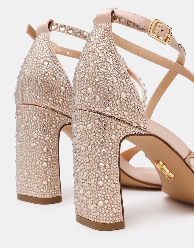 Steve Madden - Wanda-Rhs Champagne Heels