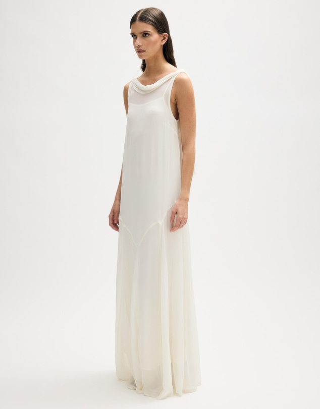 Revibe - Repaired Minima Esenciales Mika Scarf Maxi Dress - AU 6